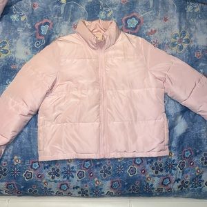 Medium baby pink Brandy Melville bomber jacket